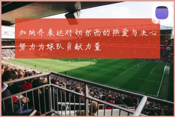 加纳乔表达对切尔西的热爱与决心努力为球队贡献力量